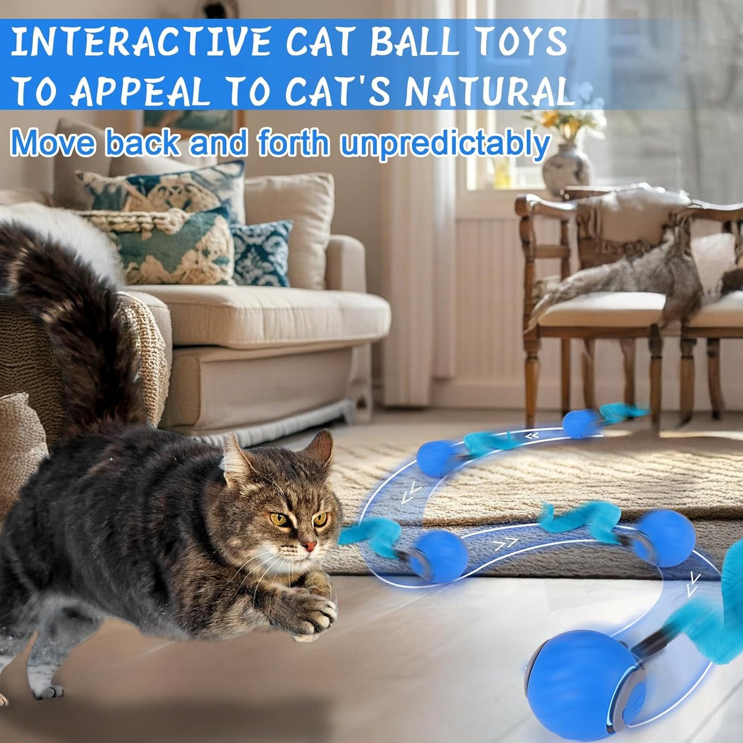 Interactive Cat Toy Ball