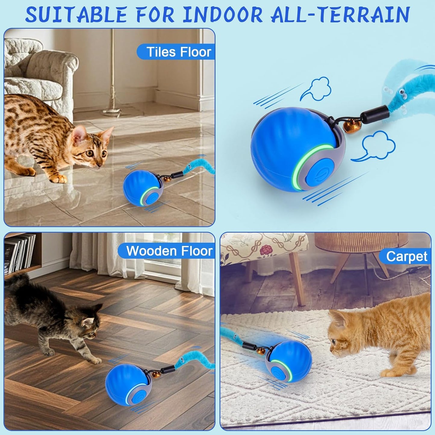 Interactive Cat Toy Ball