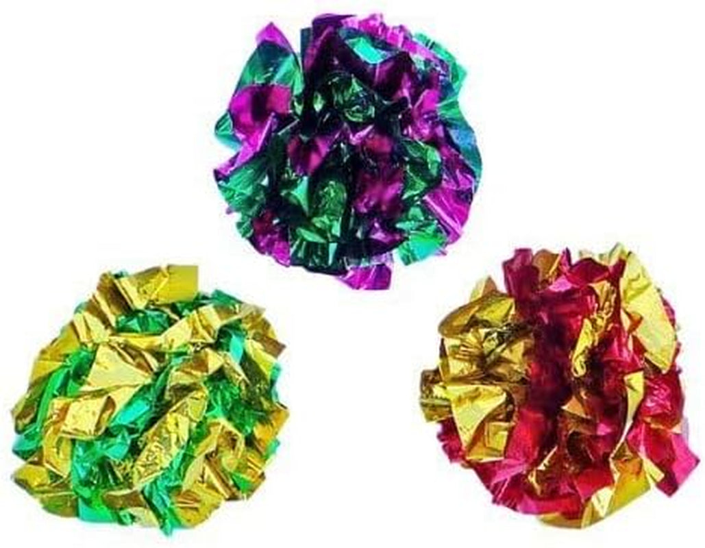 Crinkle Balls Cat Toys
