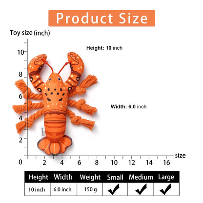 Clawdia - Plushie Rope Toy 