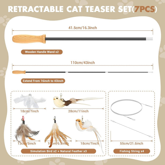 Long Fishing Toy For Cats