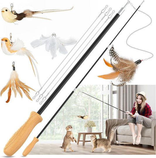 Long Fishing Toy For Cats