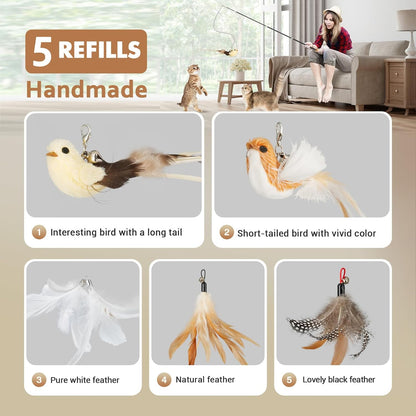 Long Fishing Toy For Cats