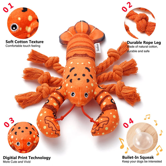Clawdia - Plushie Rope Toy 